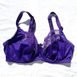 Bravissimo Melrose Full Coverage Underwire Bra 32F Purple Lace SB25